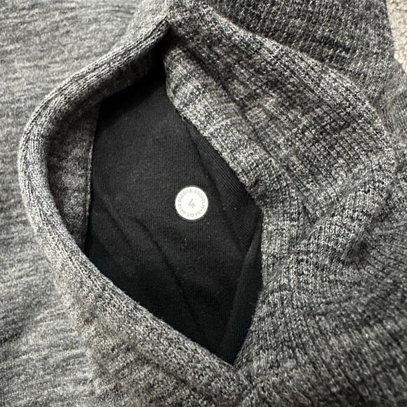 Lululemon Radiant Jacket II Full Zip Funnel Neck Heather Gray 4 Running Gym - Picture 7 of 11